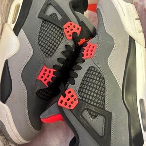 Jordan Athletic Shoes - Gray and Red